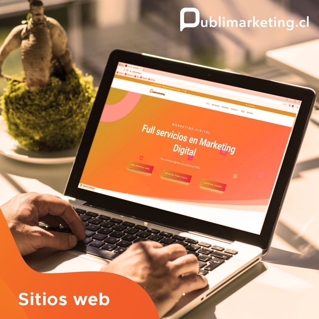 Diseño profesional de Landing Page en un portátil